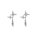 Fashion Trendy Jewelry Stud Earring Pendant Crystal Water Drop Tassel Earring
