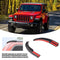 2018-2021 Rain Gutter Extension Rain Diverter for Jeep Wrangler JL 1Pair