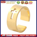 Classic Wedding Jewelry Cross Couple Ring Stainless Steel Lover Open Rings Gi