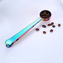 Multifunction Kitchen Measuring Spoon Seal Clip Coffee Spoon (Multicolor) Newly