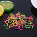 100pcs Orthodontic Rubber Bands Latex Braces Transparent Traction (3/16) Newly