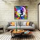 5D DIY Spirits on the Moon Diamond Painting Full Round Drill Picture Decor