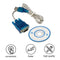 USB to RS232 Serial Port DB9 9 Pin Male COM Port Converter Adapter J6H8 X6T8