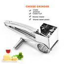 Multi-functional Stainless Steel Rotary Cheese Grater Chocolates Shredder