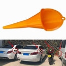Motorcycle Car Long Mouth Funnel Plastic Refueling Oil Filling Liquid Spout O5V9