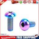 RISK 2pcs Bicycle Bottle Holder Bolt Bike Air Pump Fixed Screw (Multicolor)
