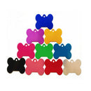 alloy Double Sided Identification Engraved ID Name Brand Bone Shape Pet Tag