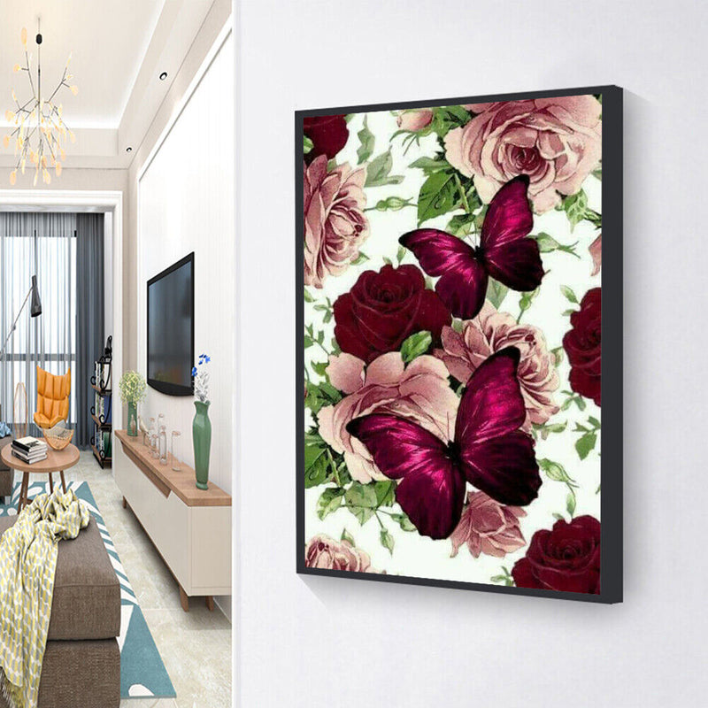 5D DIY Drawing Rhinestone Picture Craft Art Full Round Drill Diamond Painting