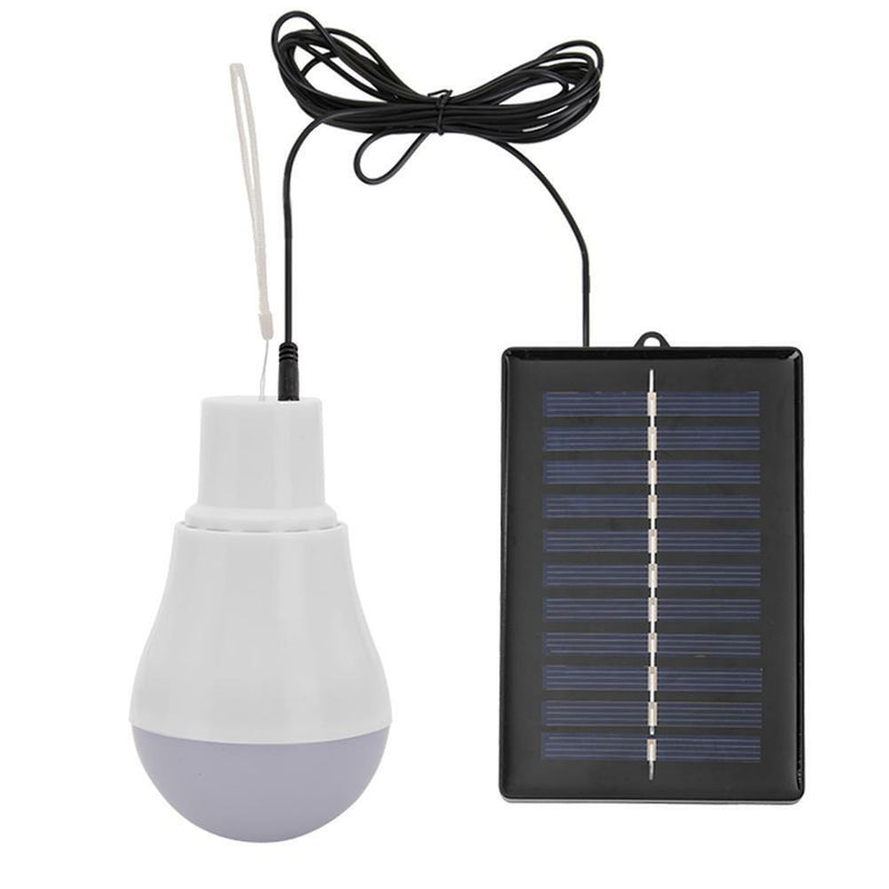 15W Outdoor LED Solar Tent Lamp Yard Portable Camping Bulb Light Rechargeable