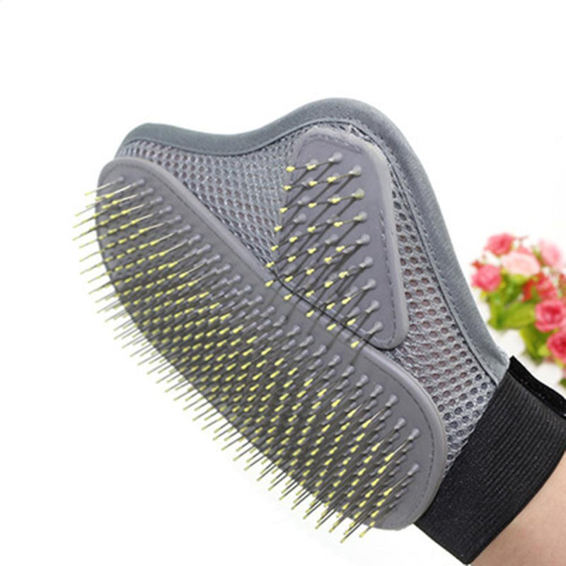 Pet Dog Cat Grooming Bath Brush Glove Comb Palm Shaped Massage Mitt Bath Product