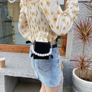 Women PU Leather Shoulder Crossbody Bags Drawstring Solid Mini Totes Handbags