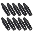 10pcs DIY Microphone XLR 3Pin Female Plug Connector Cable Solder Plug MIC A