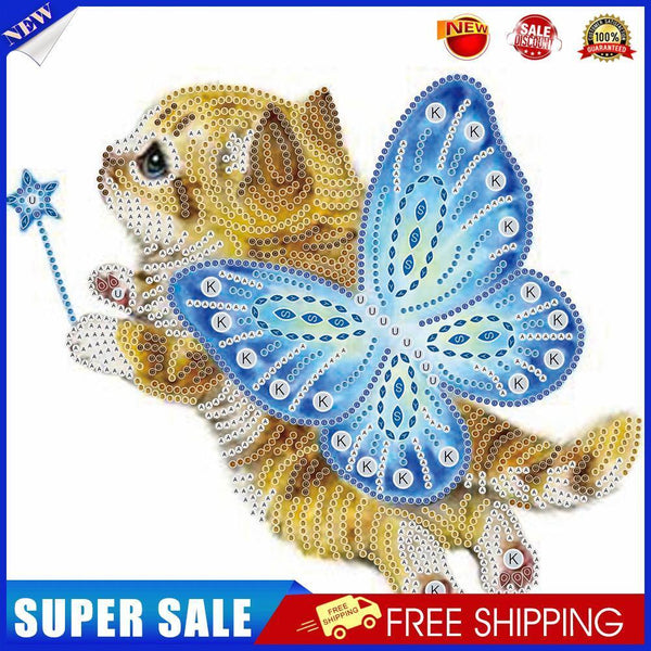 5D DIY Part Special Shaped Drill Diamond Painting Cat Art Decor (YX286)