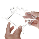 6-Layer Stand Brush Holder Clear Acrylic 6-Slots Pen Holder Display Stand