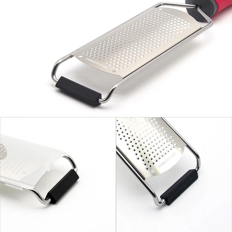 Stainless Steel Garlic Ginger Lemon Grating Zester Cheese Grater Utensil