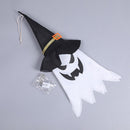 Halloween LED Flashing Light Glowing Wizard Ghost Hat Lamp (Warm White) Newly