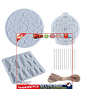 Dream Catcher Mold 15pcs Silicone Feather Pendant Dream Catcher Mold (3) Newly