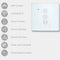 WiFi European Switch Electric Motorized Smart Curtain Switch Roller Shutter