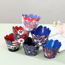 Accessory Stand Flag 4th of July Cake Decoration Independence Day Cake Topper