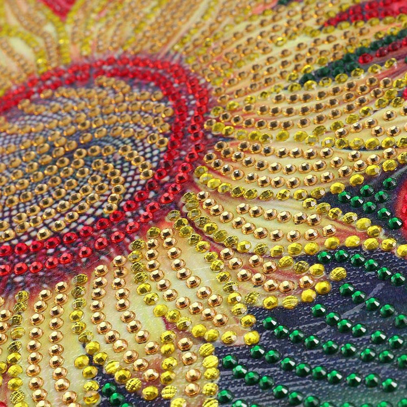 5D DIY Special Shaped Diamond Painting Sunflower Cross Stitch Embroidery