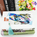 2pcs 5D Special Shaped Diamond Painting Bookmark Tassel Book Marks DIY Craft