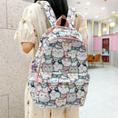 Cute Backpack Cartoon Animal Print Bookbag Large Capacity Laptop Bags for Women