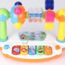 Rotating Mini Baby Music Piano Light Sound Educational Cognition Learn Keyboa