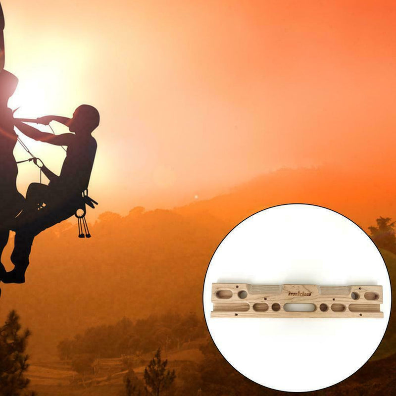Fingerboard Climbing Strength Rock Men Wooden Climbing Outdoor Hangboard P5B0