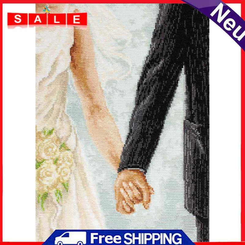 Full Embroidery Holding Hands Stamped 11CT Needlework Sets DIY Cross Stitch Kits