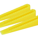 100pcs Ceramic Wedge Tile Spacer Floor Level System Locator (Yellow 10mm) Newly