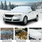 with Night Reflective Strips Auto Snow Cover Car Windscreen Mirror Shield Cover
