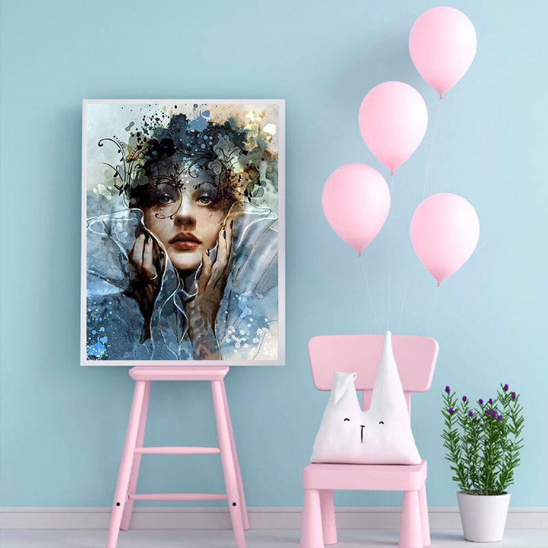 #A Summer Oil Paint By Numbers DIY Canvas Wall Art Picture Craft Home Decorati