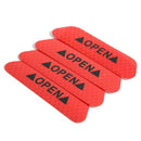 4pcs Car OPEN Reflective Tapes Warning Mark Open Car Door Stickers (Red)