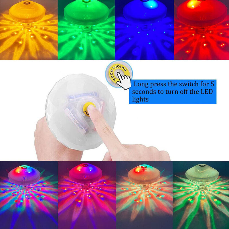 Submersible LED Lights Underwater Light Swimming Pool Bath Aquarium Decor Newly