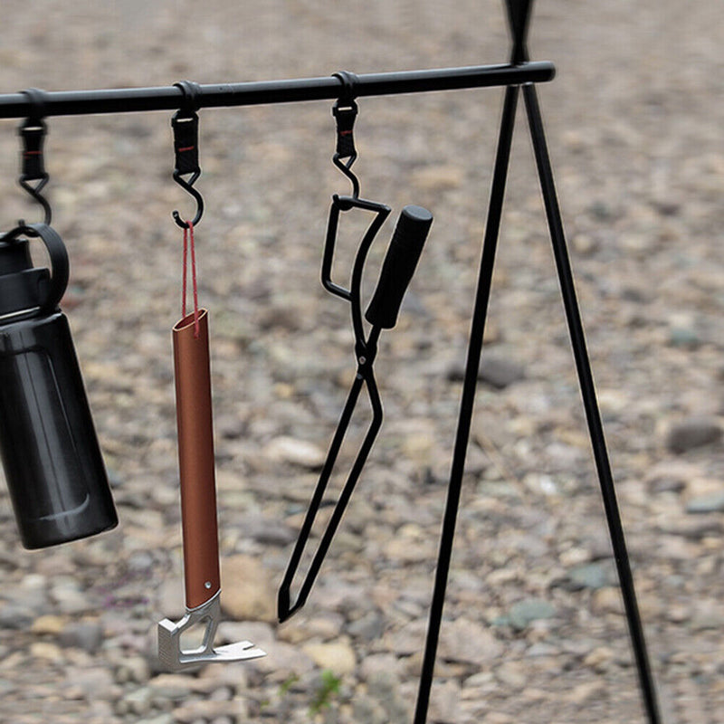 Charcoal Clamp Lightweight Cookfire Pliers Clip Picnic Kitchen Cookware Tool