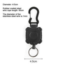 Wire Rope Outdoor Key Ring Camping Retractable Key Chain (Deformation)