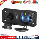 Car Motorcycle Charger QC3.0+PD USB Charger Cigarette Lighter Socket Panel