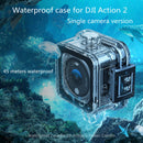 Suitable for DJI Action 2 Waterproof Case Diving Case 45m Case Cover Camera