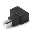 USB 2.0 Type B Male to Female Adapter Right Angled for Printer (Up)