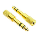 Stereo 6.35 Male To 3.5 Female Audio Adapter Stereo U4E8 Q7S3 Headphone L4G3