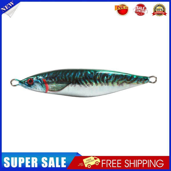 S Shaped Luminous Fishing Lure 12cm 160g Metal Artificial Bait (JIG81-1)