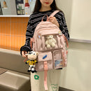 Cute Casual Women Backpacks Large Capacity Casual Daypack Multi Pockets for Girl