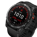 Stainless Steel Bezel Case Cover Bumper Ring (For Garmin Fenix 7X Black) Newly