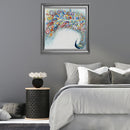 5D DIY Full Drill Diamond Painting Peafowl Cross Stitch Mosaic Craft Decor Kit