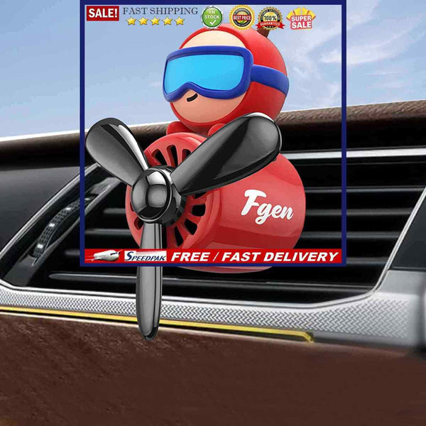 Cartoon Pilot Air Freshener Refillable Perfume Clip Deodorizing Auto Accessories