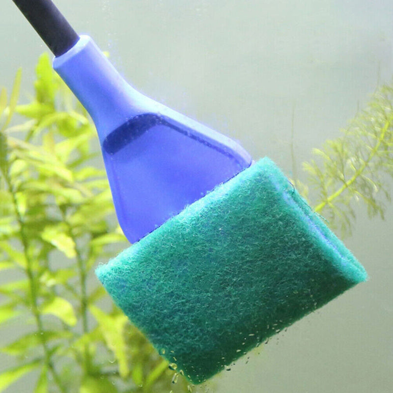 5 in 1 Aquarium Cleaning Tools Sponge Brush Net Fish Gravel Rake Algae Scra