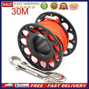 15/30m Scuba Diving Spool Finger Reel Underwater Fishing Cave Dive Equipmen