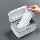 Wet Wipes Storage Box with Lid Home Tissue Dispenser Napkin Case (Grey) Newly