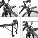 Aluminum Alloy Bike Bicycle Front Rack Luggage Shelf Carrier Panniers Bracket
