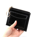 Casual PU Solid Color Money Bag Card Organizer Retro Women Small Coin Purses